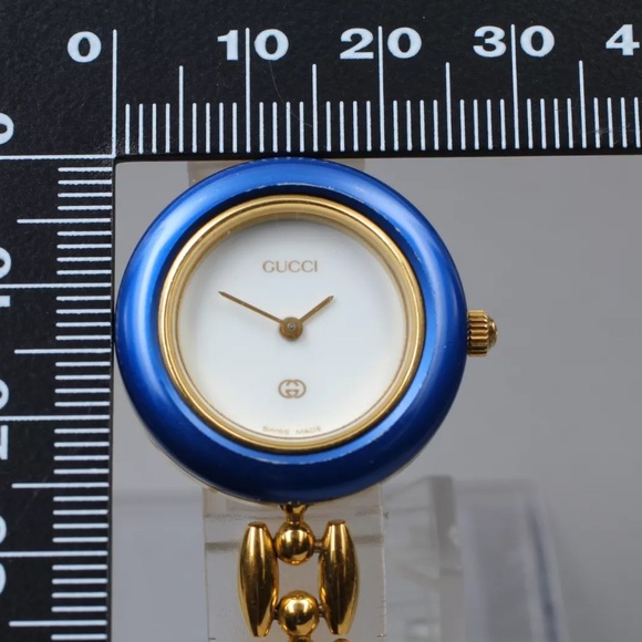Gorgeous 14k Gold Plated LUXURY GUCCI ICONIC Watch main image 8